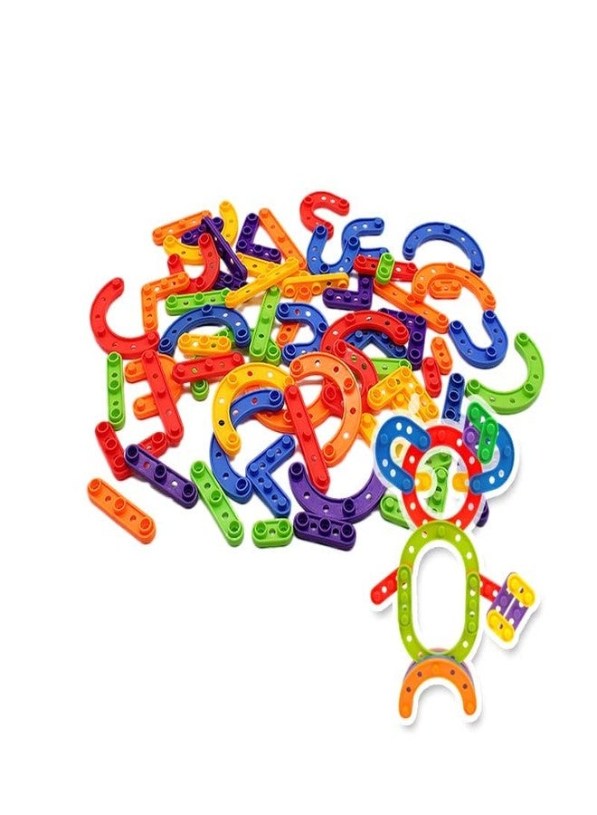 PULSBERY Plastic UC Smart Patchwork Building Blocks - 100Pcs, Multicolor Bulk Plastic Educational Stacking Counting Interlocking Smart City Building Block for Indoor, Outdoor for Kids - Image 5